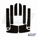 WSM Traction Mat – Kawasaki 900 - 1500 00-12 (Black / Self Advesive) | 012-109BLK