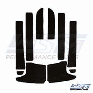 WSM Traction Mat – Kawasaki 900 - 1500 00-12 (Black / Self Advesive) | 012-109BLK