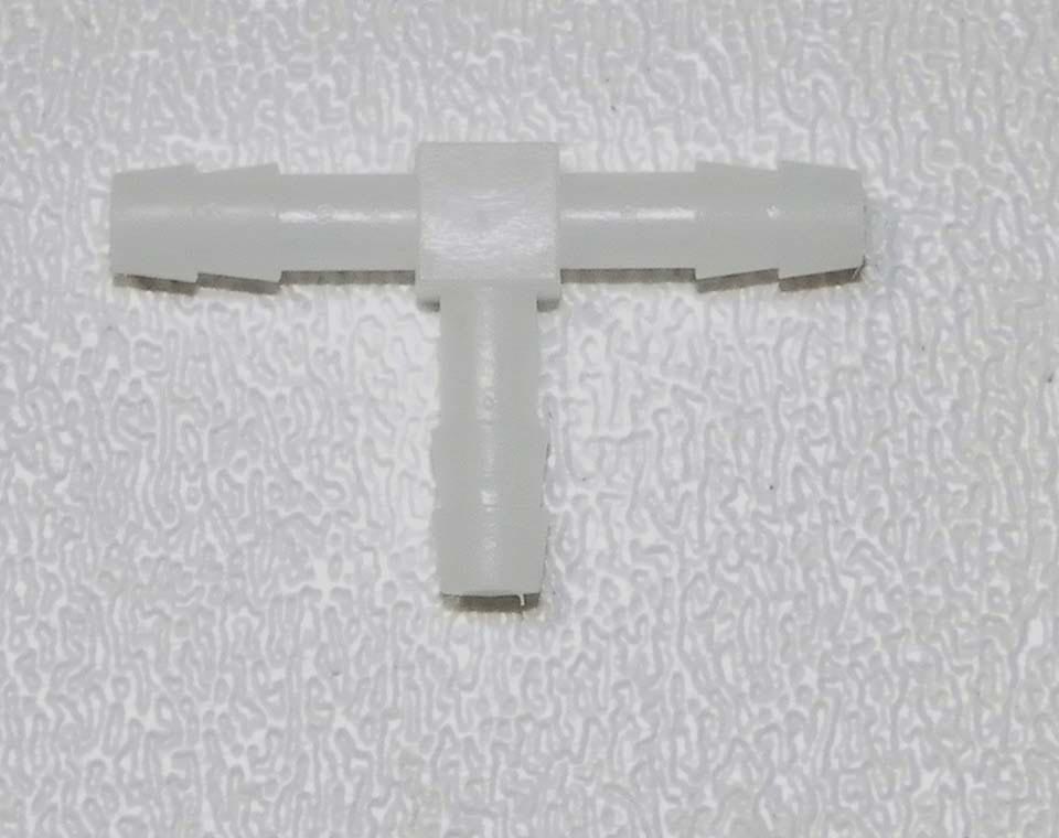 WSM Plastic T Fitting – 1/8'' x 1/8'' x 1/8'' | 006-518