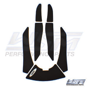 WSM Traction Mat – Polaris 1200 Genesis 99-04 (Black / Self-Adhesive) | 012-454BLK