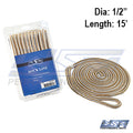 WSM Dock Line – 1/2'' x 15' Nylon Gold | 1000-1215G