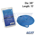 WSM Dock Line – 3/8'' x 15' Nylon Blue | 1000-3815BL
