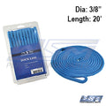WSM Dock Line – 3/8'' x 20' Nylon Blue | 1000-3820BL