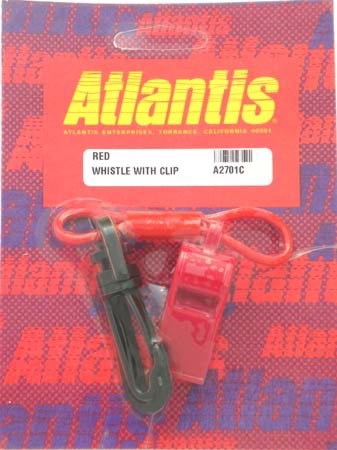 Atlantis Whistle – Red (Clip) | A2701C