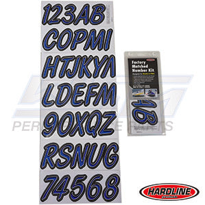 Hardline ID Sticker Kit: Blue/Black (400 Series) | BLBKG400