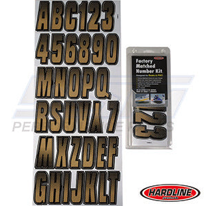 Hardline ID Sticker Kit: Beige/Black (300 Series) | BRBKG300