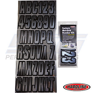 Hardline ID Sticker Kit: Chrome/Black (300 Series) | CHBKG300