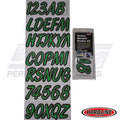 Hardline ID Sticker Kit: Kiwi Green/Black (400 Series) | KIBKG400