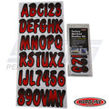 Hardline ID Sticker Kit: Red/Black (200 Series) | REBKG200