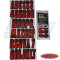 Hardline ID Sticker Kit: Red/Black (300 Series) | REBKG300