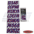 Hardline ID Sticker Kit: Red/Purple (400 Series) | REPUG400