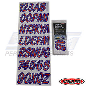 Hardline ID Sticker Kit: Red/Purple (400 Series) | REPUG400