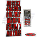 Hardline ID Sticker Kit: Ox Blood Red/Black (320 Series) | ROBLK320