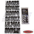 Hardline ID Sticker Kit: Silver/Black (200 Series) | SIBKG200