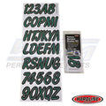 Hardline ID Sticker Kit: Forest Green/Black (400 Series) | TEBKG400