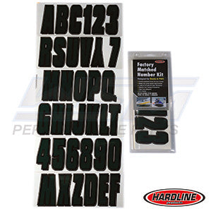 Hardline ID Sticker Kit – Forrest Green / Black (320 Series) | TEBLK320