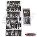 Hardline ID Sticker Kit: White/Black (300 Series) | WHBKG300