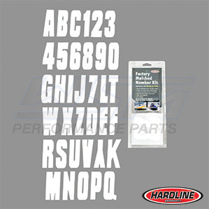 Hardline ID Sticker Kit: White Solid (350 Series) | WHI350EC