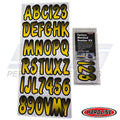 Hardline ID Sticker Kit: Yellow/Black (200 Series) | YEBKG200